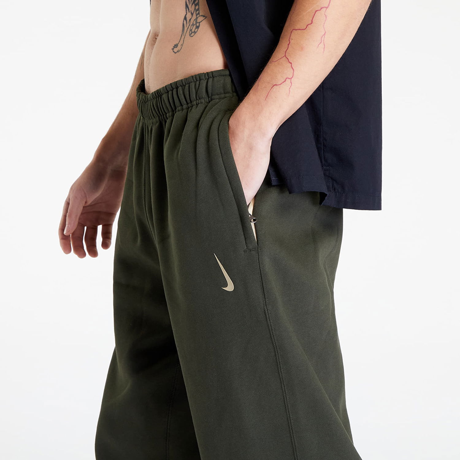 Tepláky Nike Billie Eilish x Fleece Pants Zelené | DQ7752-355, 1
