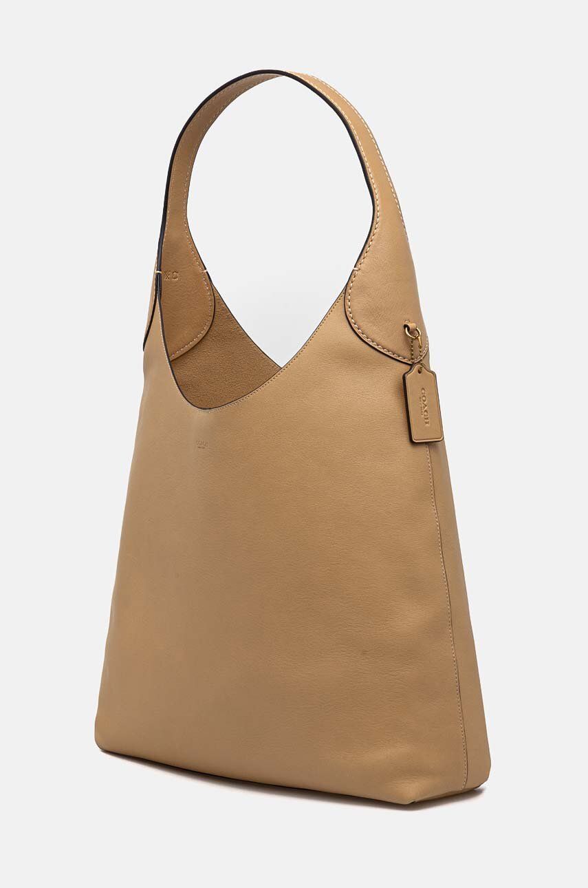 Kabelka Coach Leather Handbag Béžová | CU044, 1