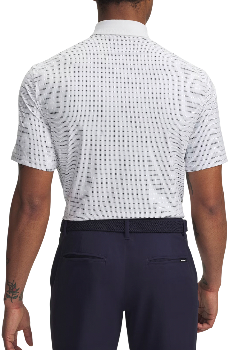 Polo tričko Under Armour Drive Chill Printed Polo Biela | 1389597-102, 1