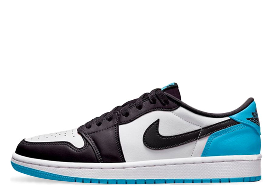 Air Jordan 1 Low "Black Dark Powder Blue"