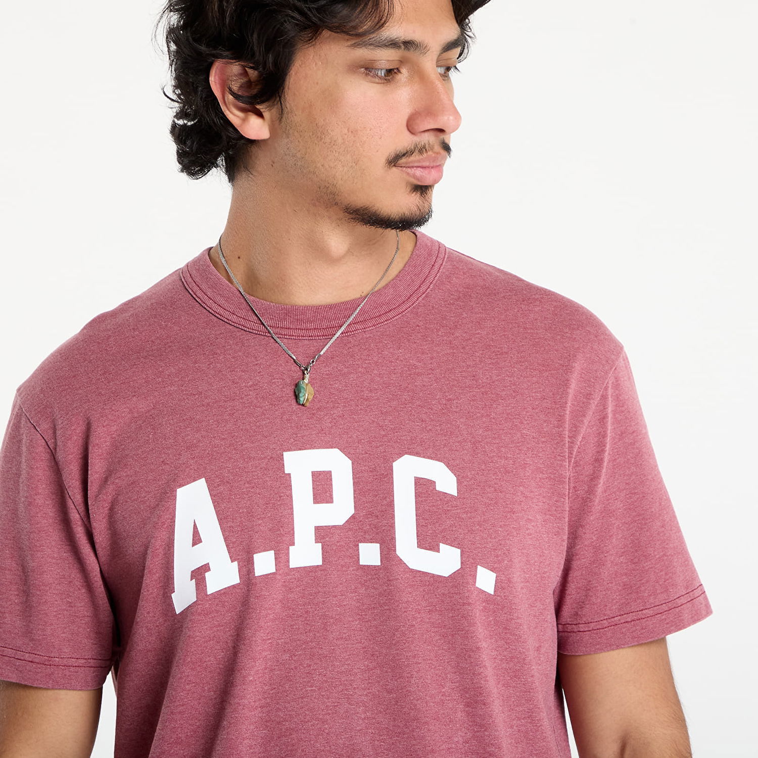 Tričko A.P.C. A.P.C. Marcus T-Shirt Vínová | COHKV-H26537 GAV, 1