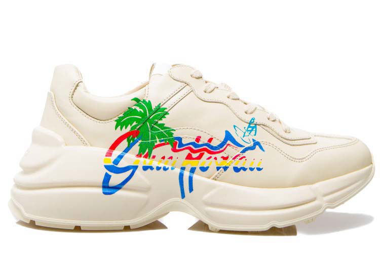 Tenisky a topánky Gucci Hawaii Rhyton Beige Multi Béžová | 630650 DRW00 9522, 0