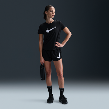 Tričko Nike Dri-FIT One Swoosh Short Sleeve Running T-Shirt Čierna | HJ2204-010, 2