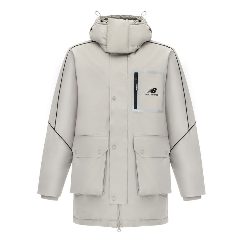 Parka New Balance Sportswear Hooded Jacket Šedá | AMJ14320-ARF