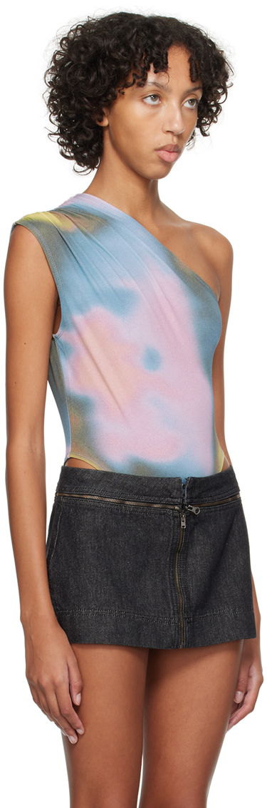 Body Miaou Miaou One Shoulder Jersey Bodysuit Rôznofarebný | 6005VC2COS, 1