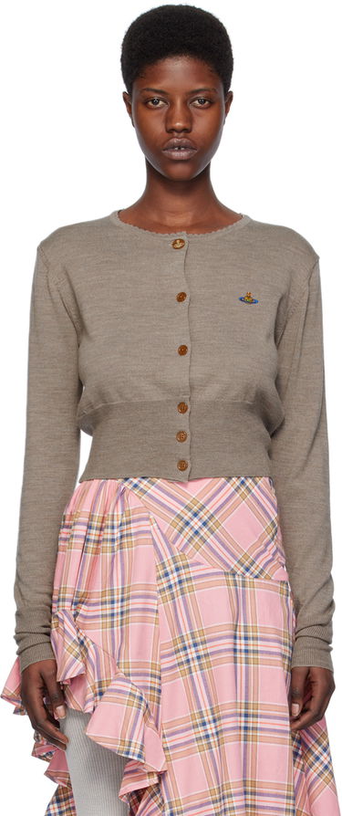 Sveter Vivienne Westwood Bea Cardigan Šedá | 1803002U-Y0006-, 0