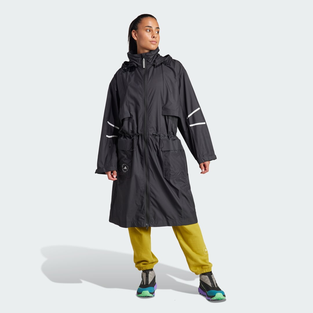 Parka adidas Performance Stella McCartney x Sportswear Long Parka Čierna | IT8274, 0