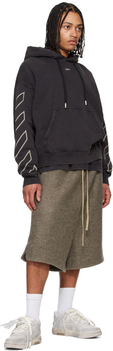 Mikina Off-White Off-White Arrow Skate Martyrdom Hoodie Čierna | OMBB085S25FLE00P1361, 3