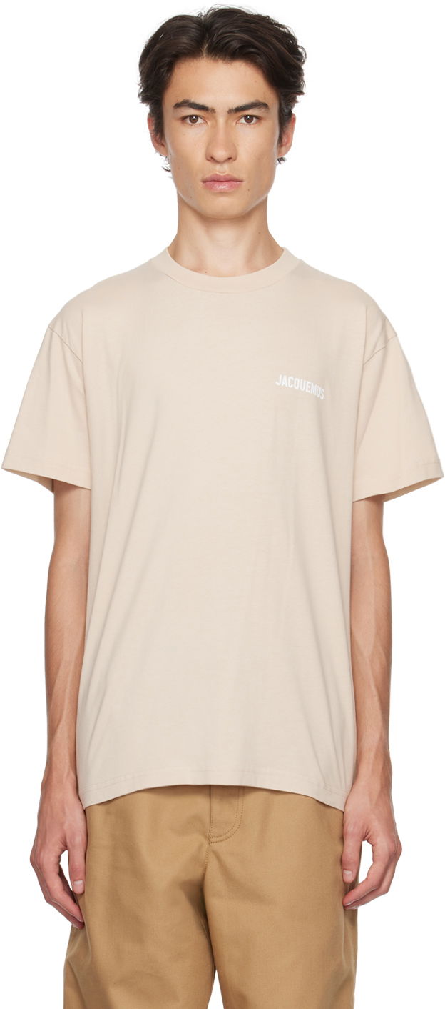 Tričko Jacquemus 'Le T-Shirt ' Béžová | 21H216JS207-2480, 0