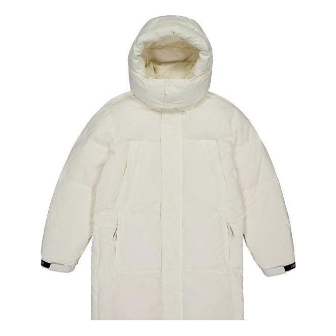 Prešívaná bunda New Balance Hooded Puffer Jacket Biela | NPD49031-WT