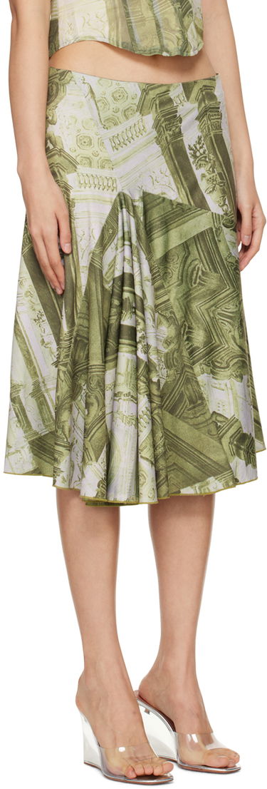 Sukňa Miaou Miaou Mila Midi Skirt Zelené | 4050VISEMB, 1