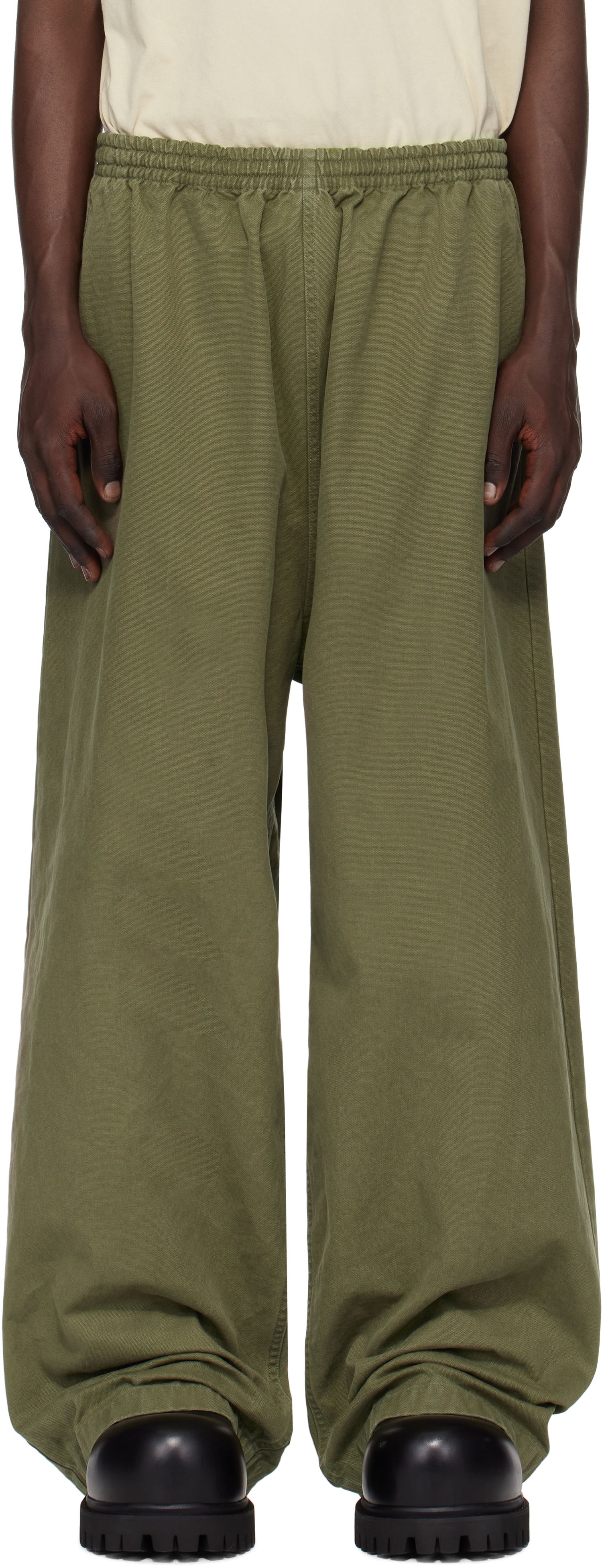 Tepláky Balenciaga Balenciaga Baggy Sweatpants Zelené | 808895TRP103420, 0