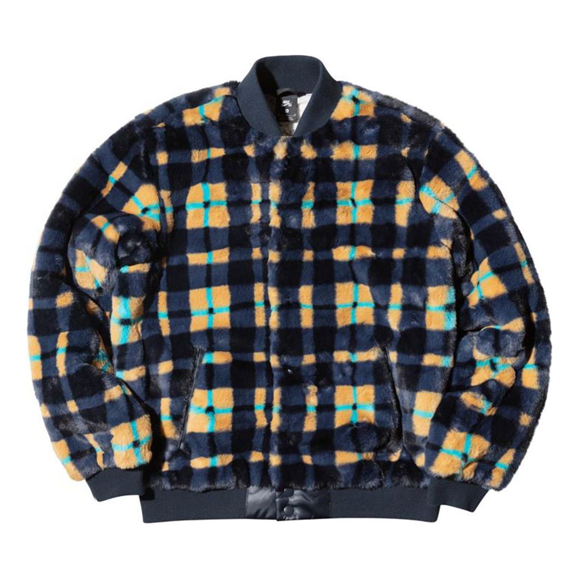 Bomber bunda Nike SB Concepts x SB Plush Plaid Jacket Rôznofarebný | CK7290-475, 0
