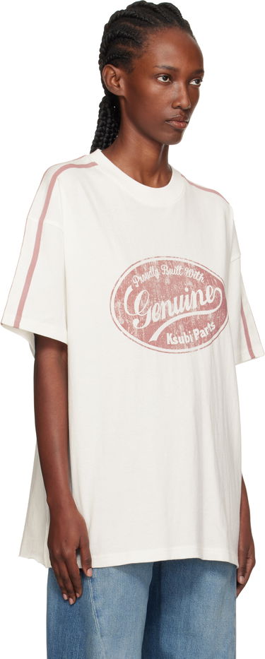 Tričko Ksubi Ksubi 'Genuine' Boyfriend Short Sleeve T-Shirt Biela | WPF25TE007, 1