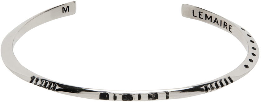 Náramok LEMAIRE Lemaire Twisted Stripes Bracelet Metalická | JW0024 LO036, 0