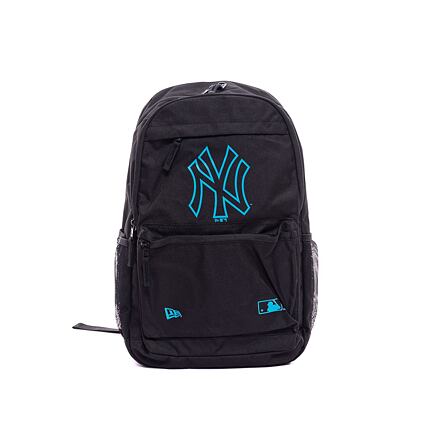 Batoh New Era MLB Delaware Outline Logo New York Yankees Black / Neon Blue One Size Čierna | 60357015, 0