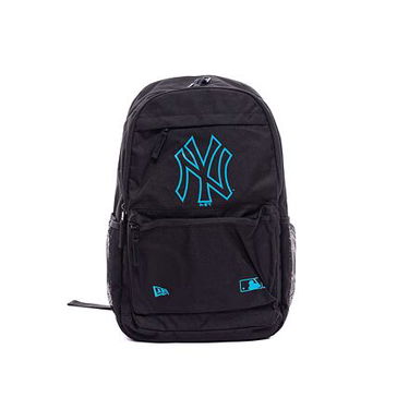 Batoh New Era MLB Delaware Outline Logo New York Yankees Black / Neon Blue One Size Čierna | 60357015, 0