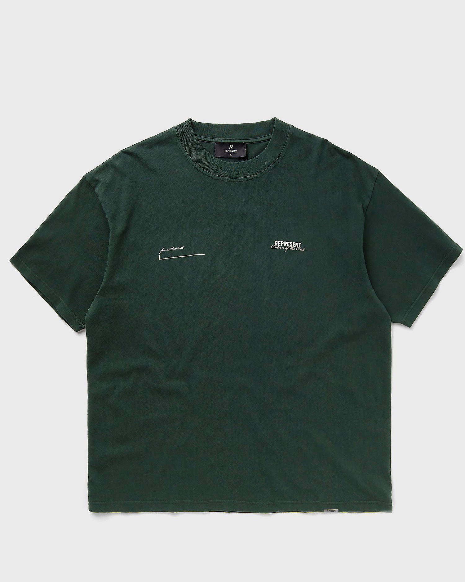 Tričko Represent Clo Represent PATRON OF THE CLUB TEE Zelené | MLM4274-386, 0
