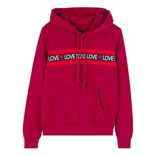 Mikina Converse Converse Love the Progress Print Hoodie Ružová | 10017330-A02