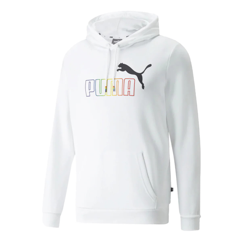 Mikina Puma ESS+ RAINBOW HOODIE Biela | 848678-02