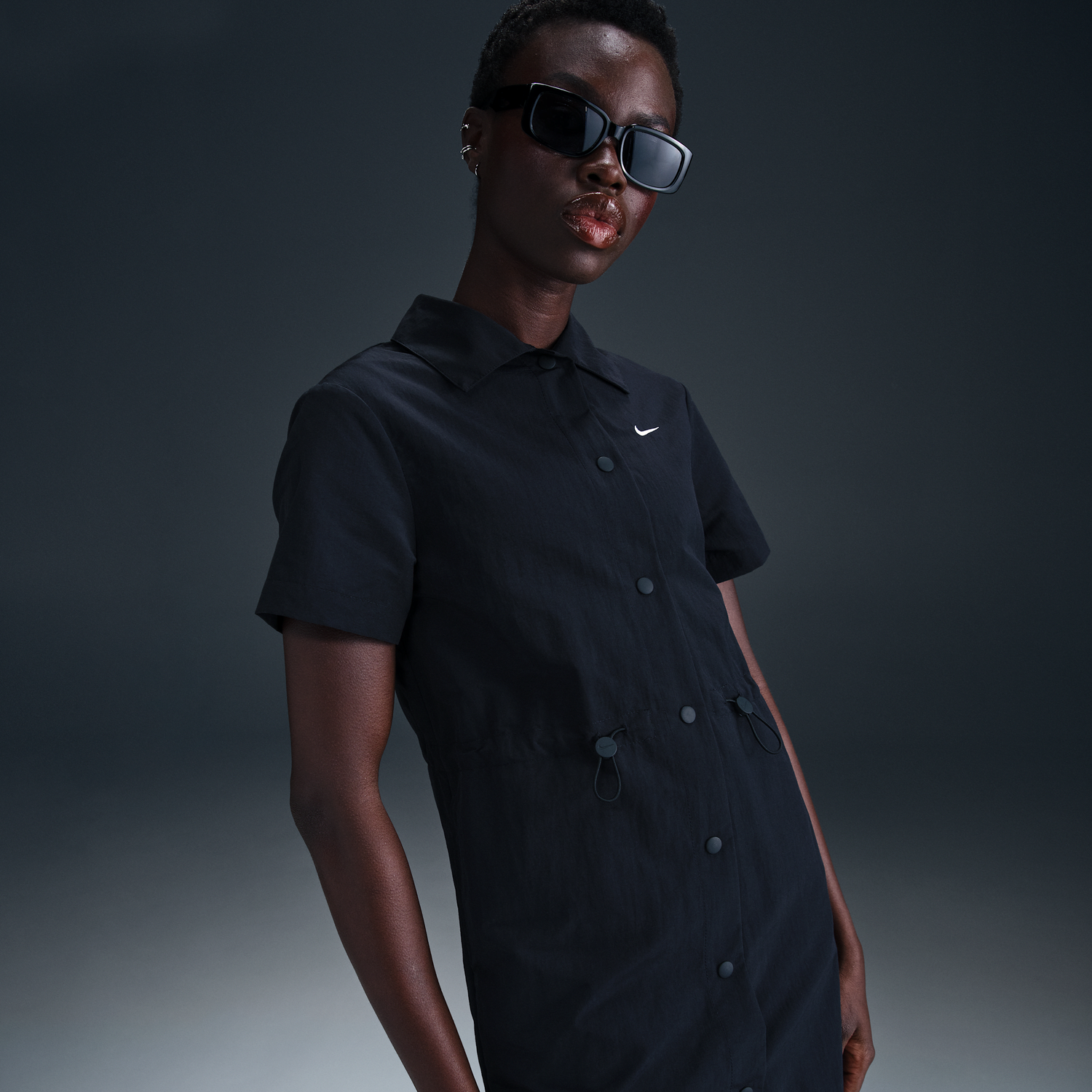 Šaty Nike Sportswear Everything Wovens Mini Dress Čierna | HJ1144-010, 1
