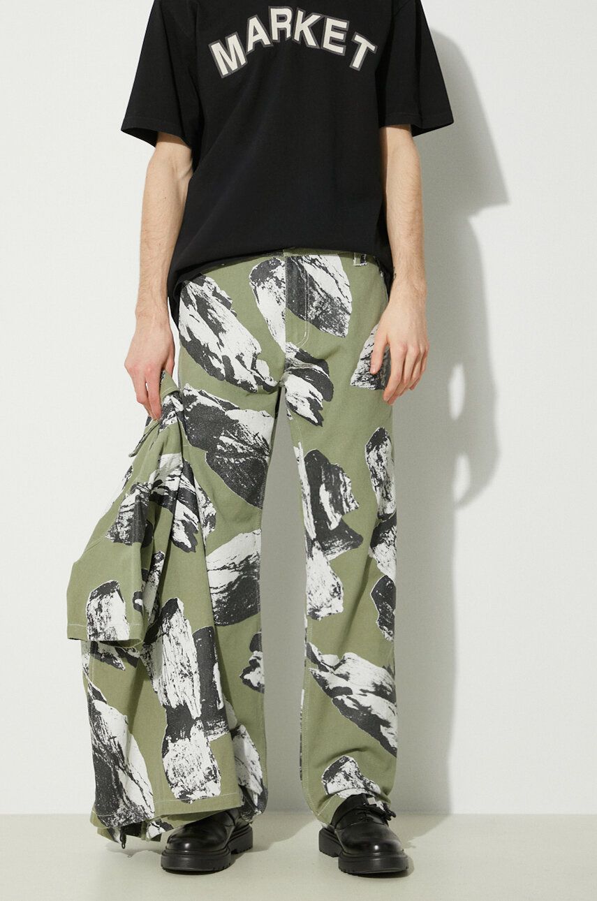 Nohavice MARKET Talus Work Pants Zelené | 388001157, 0
