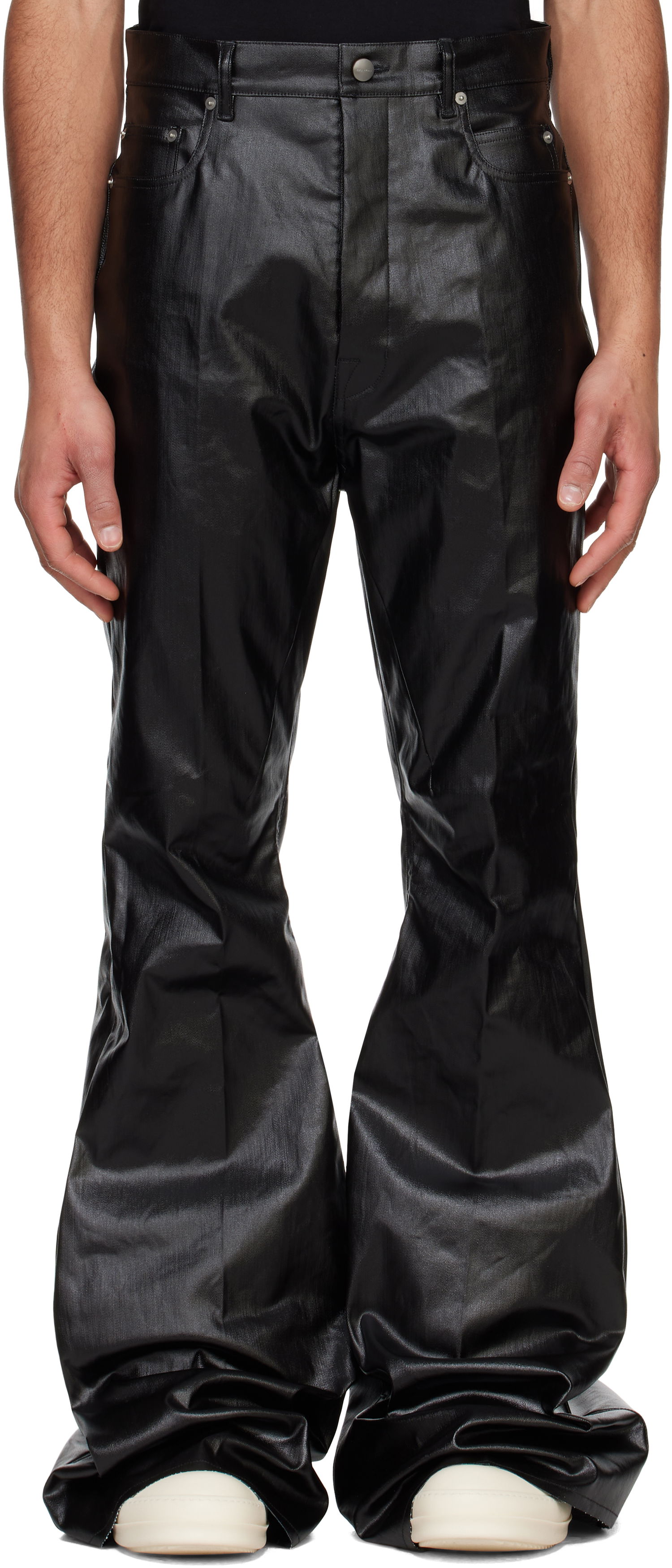 Džínsy Rick Owens Rick Owens Hollywood Bolan Bootcut Jeans Čierna | RU01E5335 SCT, 0