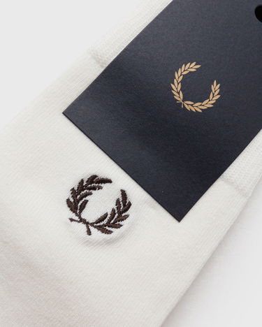 Oblečenie a doplnky Fred Perry CLASSIC LAUREL WREATH SOCK Biela | C7135-560, 2