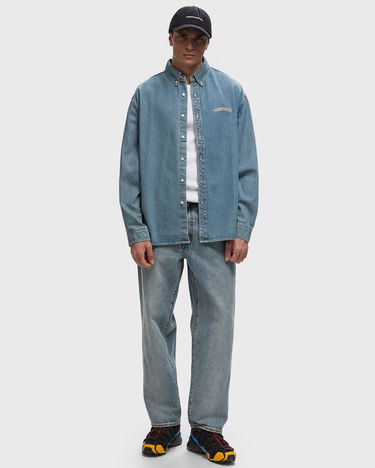 Košeľa thisisneverthat Washed Denim Shirt Modrá | TN243DSHTL01BLW, 1