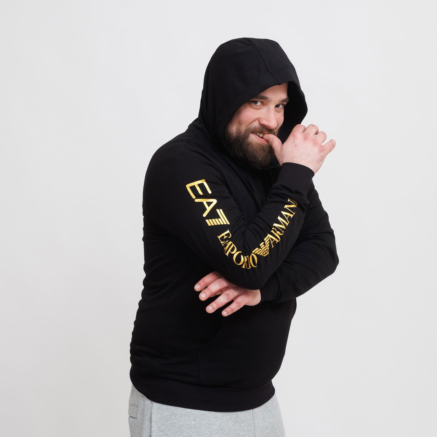 Mikina Emporio Armani EA7 Emporio Armani Hoodie Čierna | 7M000569-AF13512-MC004, 0