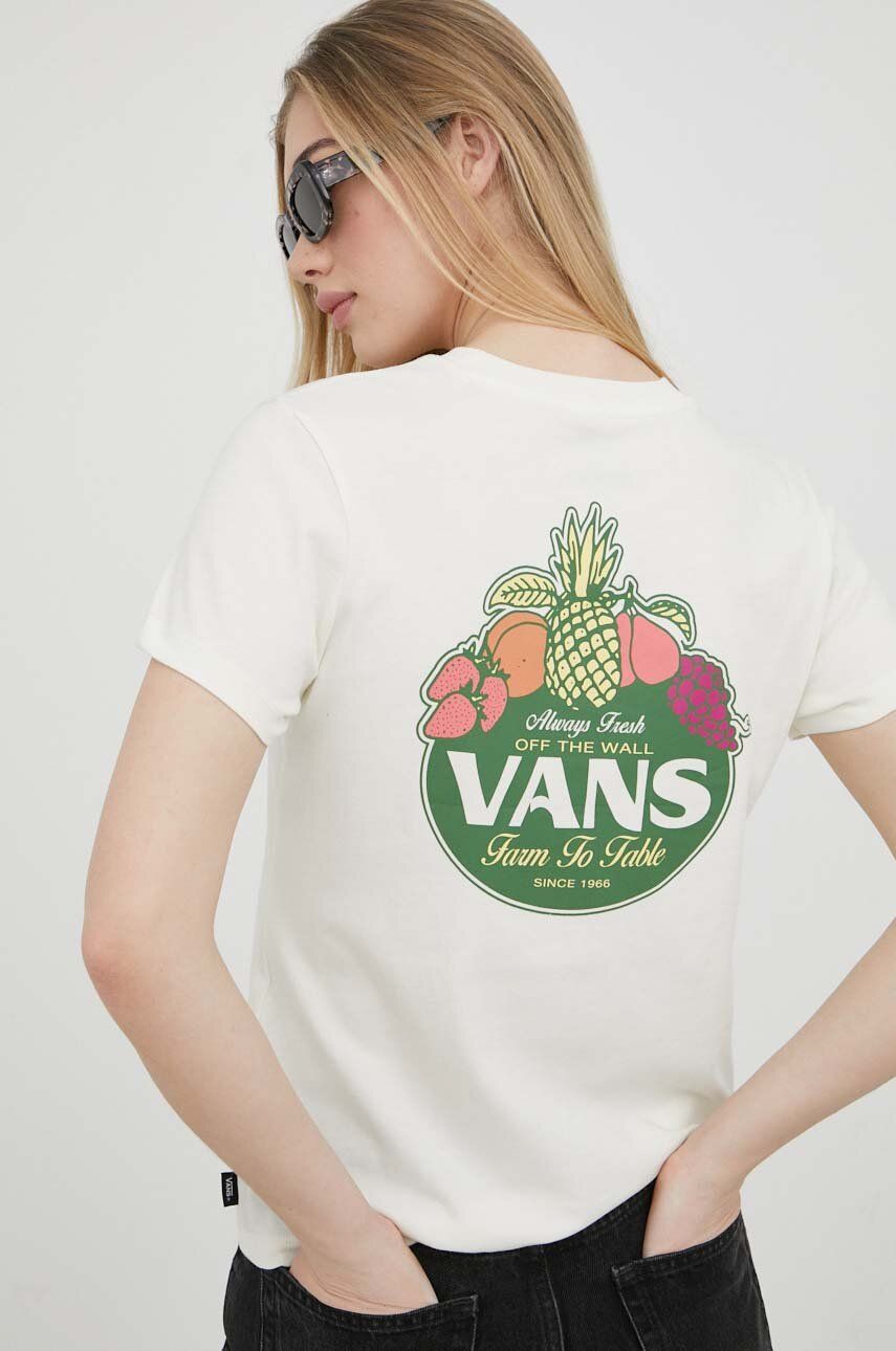 Tričko Vans Cotton Tee Béžová | VN0003V2FS81, 0