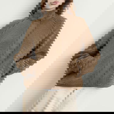 Bunda Samsoe Samsoe Safrost Fleece Jacket Hnedá | F25400102-170909TCX, 5