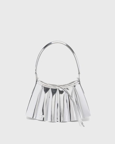 Taška cez rameno Lacoste Lenglen Pleated Shoulder Bag Metalická | NU5208DP-T10, 1