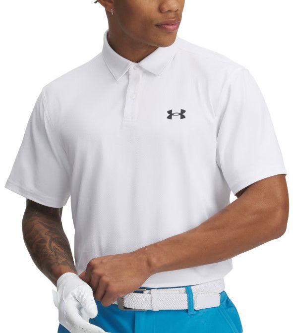 Polo tričko Under Armour UA T2G Pique Polo Shirt Biela | 1390123-100, 0