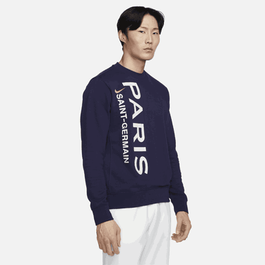 Mikina Nike Football Crew-Neck French Terry Sweatshirt Navy | DV4596-498, 0