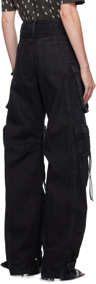 Džínsy The Attico Attico Fern Cargo Jeans Čierna | 236WCP84 D066, 2