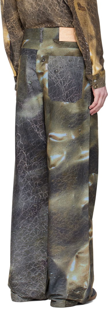 Džínsy Serapis Serapis Golden Hour Printed Jeans Hnedá | SS25_DE_1W, 2