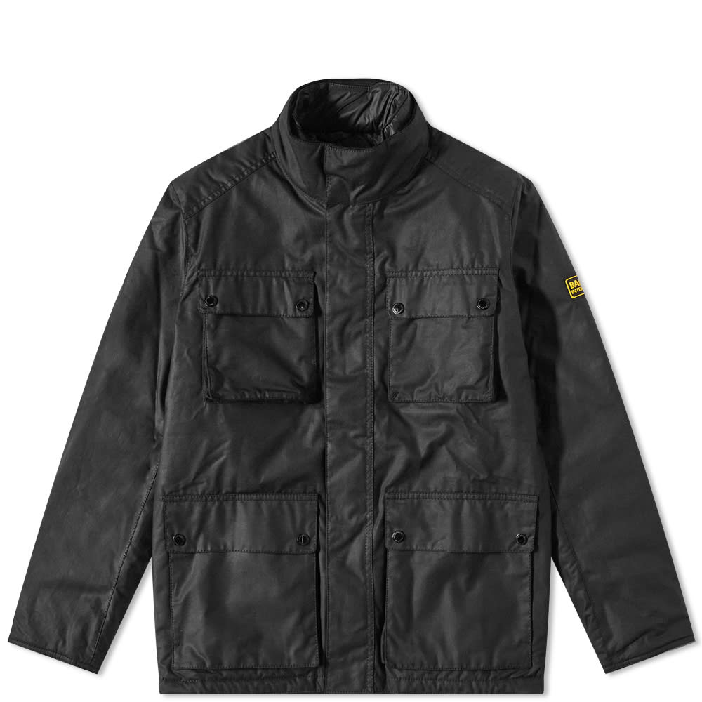 Bunda Barbour International Legacy Clarence Wax Jacket Čierna | MWX1966BK91, 0