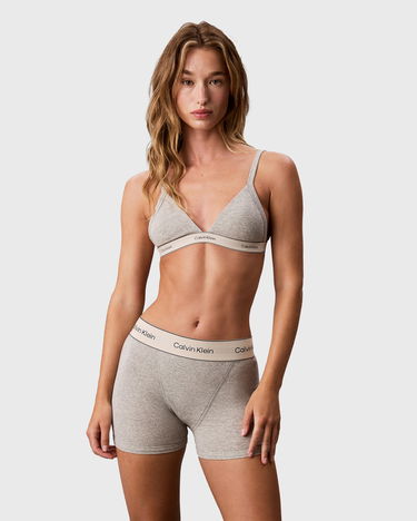 Boxerky CALVIN KLEIN Elasticated Waist Boxer Brief Šedá | LV00QF8371P7A, 2