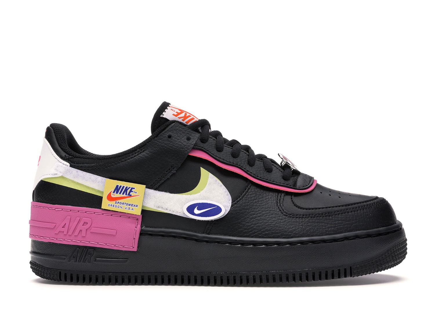 Tenisky a topánky Nike Air Force 1 Low Shadow "Removable Patches Black Pink" W Čierna | CU4743-001, 0