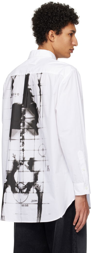 Košeľa Jean Paul Gaultier Jean Paul Gaultier 'The Squeletor' Printed Shirt Biela | 25/33-F-CH089I-C572-0100, 2