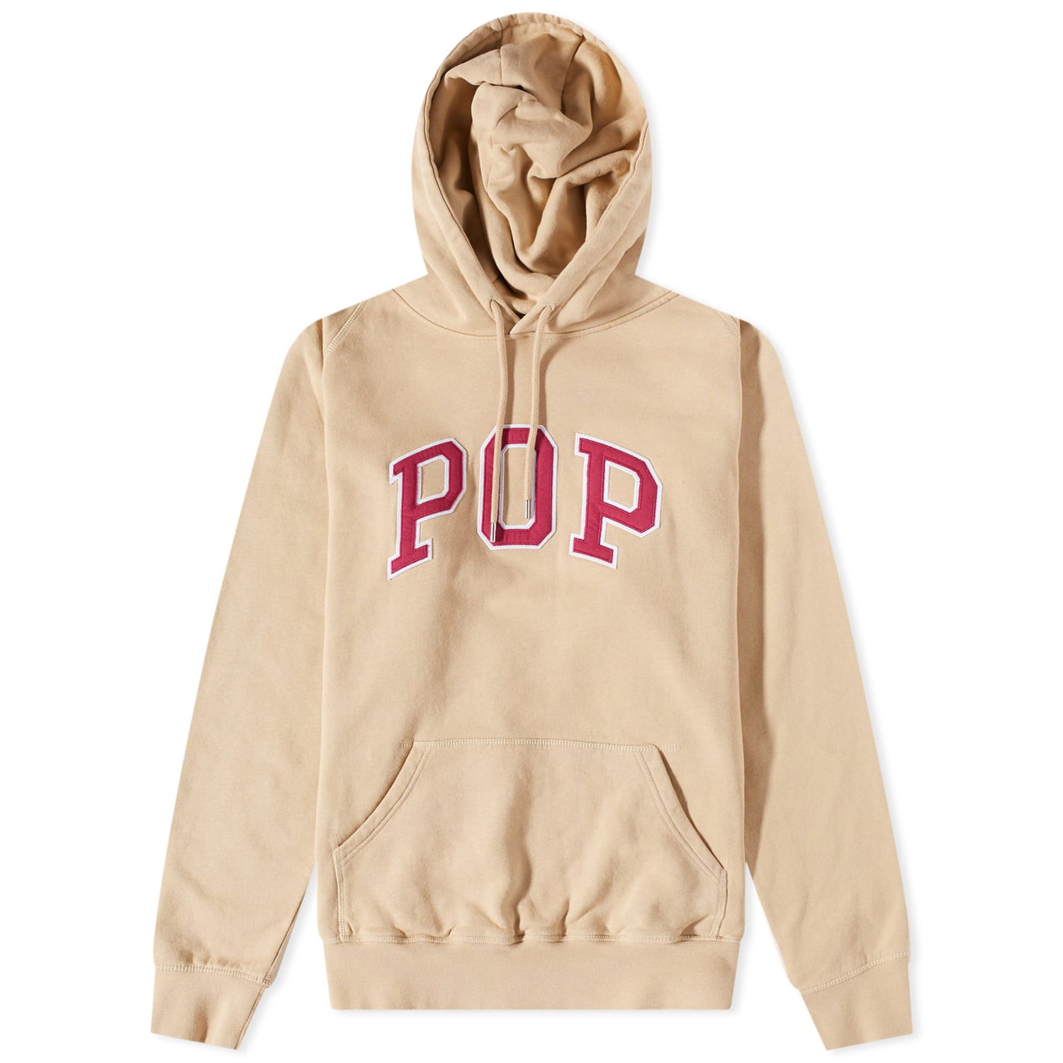 Mikina Pop Trading Company Arch Popover Hoody Béžová | POPSS23-01-007, 0