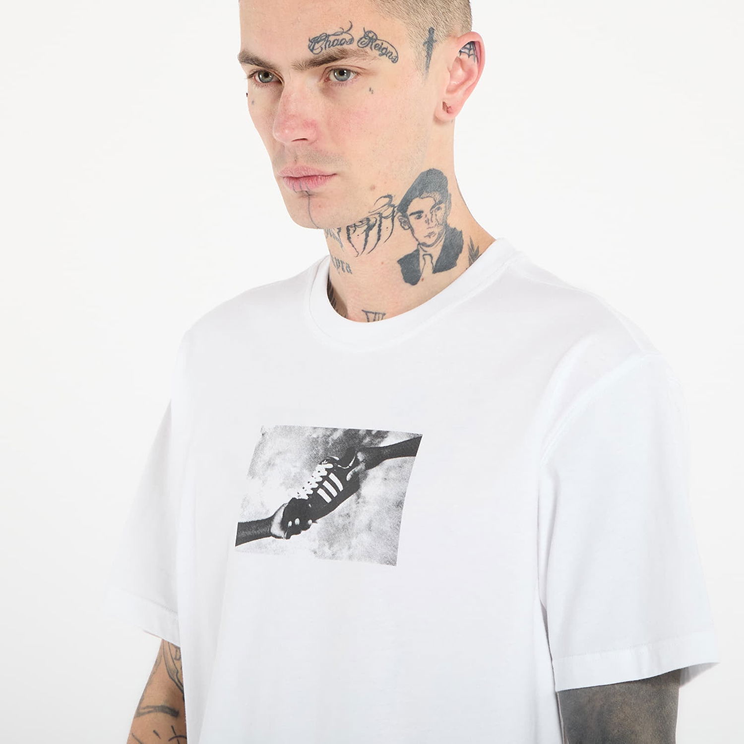 Tričko adidas Performance Graphic T-Shirt Franchise Biela | KS7615, 1