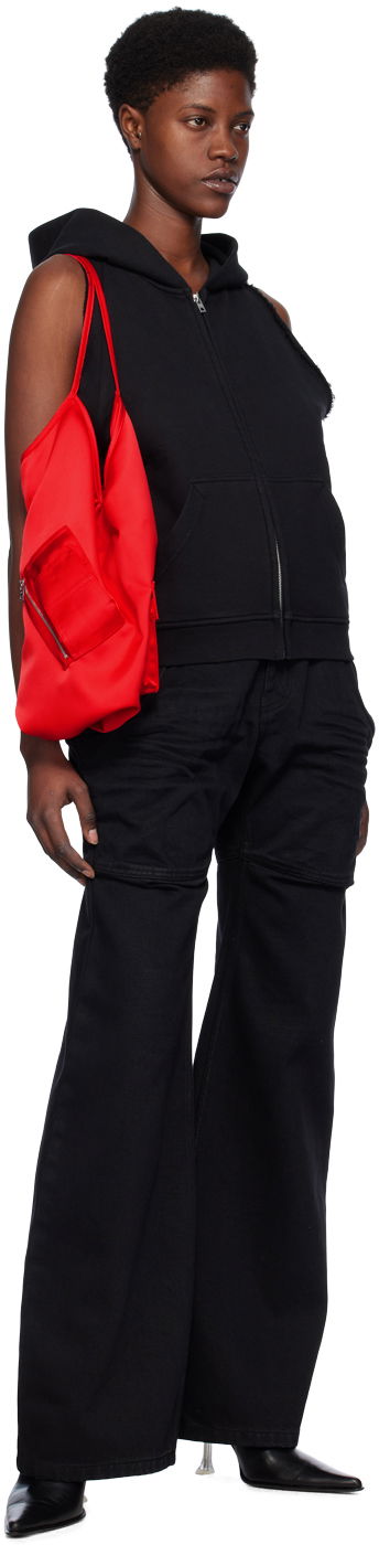 Cargo nohavice We11done Wire Cargo Pants Čierna | WD-DP0-24-328-W-BK, 3
