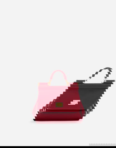Kabelka Dolce & Gabbana Dolce & Gabbana Mini Sicily Leather Handbag Červená | BB7504A147180343, 0