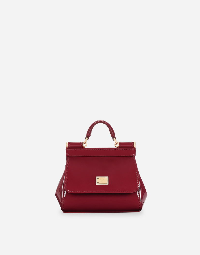 Kabelka Dolce & Gabbana Dolce & Gabbana Mini Sicily Leather Handbag Červená | BB7504A147180343