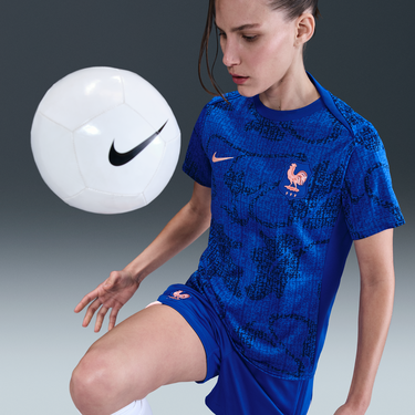 Dres Nike FFF Academy Pro Dri-FIT Short Sleeve Pre-Match Top Modrá | FZ9732-438, 3