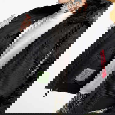 Bomber bunda Alpha Industries Heritage Faux Fur Hooded Bomber Jacket XXL Čierna | 100105-03, 3