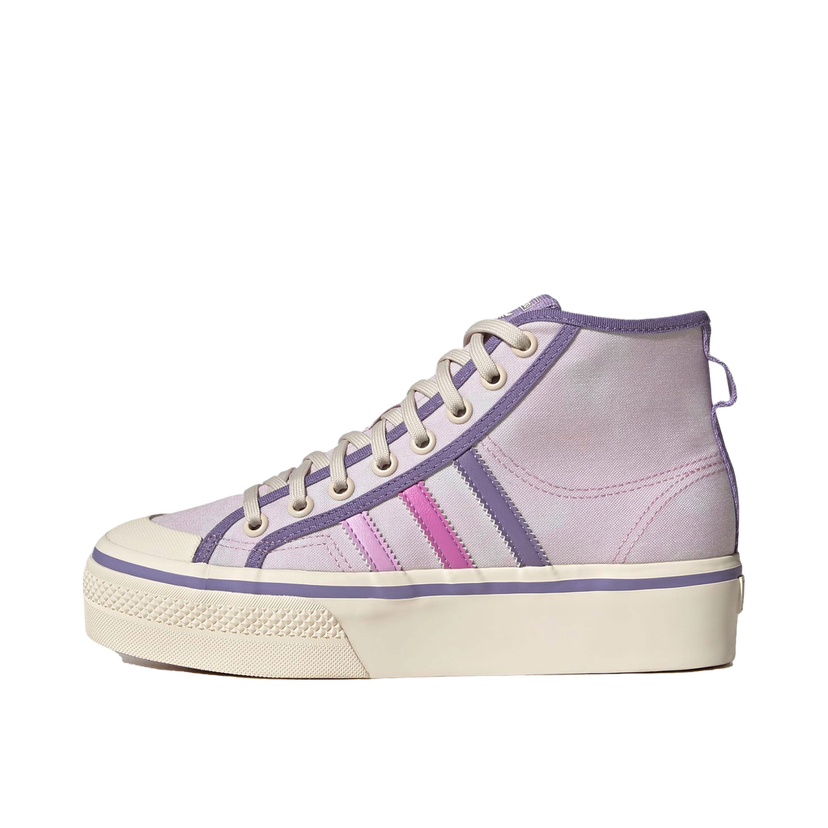 Tenisky a topánky adidas Originals Nizza Platform Mid Parley Almost Pink W Fialová | GX4608