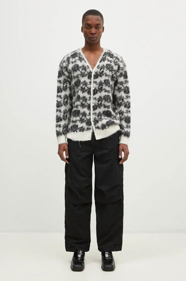Sveter Needles Mohair Rose Cardigan Čierna | PU312, 4
